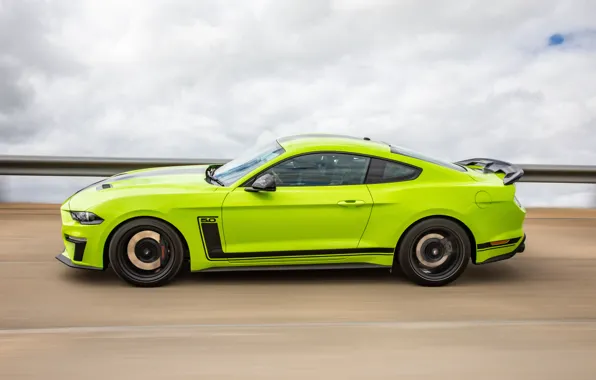 Скорость, Mustang, Ford, вид сбоку, AU-spec, R-Spec, 2019, Australia version