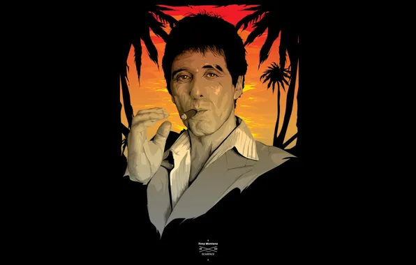 Фон, Scarface, Аль Пачино, 1983, Tony Montana