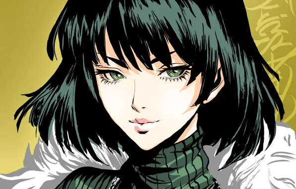 Взгляд, девушка, Fubuki, Onepunch-Man, Ванпанчмен