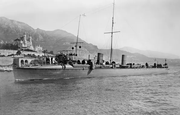 Эсминец, ВМС Италии, визит в Монако, 1906 год, Nembo
