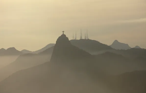 Горы, туман, Бразилия