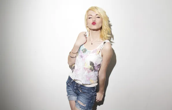 Girl, woman, kiss, lips, blonde, female, duck face, Marija Žeivate