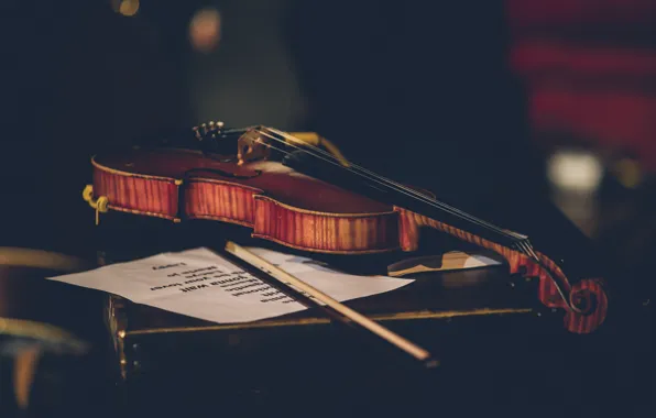 Музыка, скрипка, музыкальный инструмент