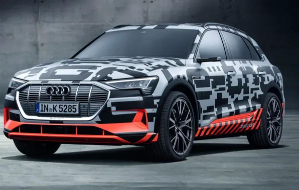 Audi, Prototype, 2018, электромобиль, E-Tron