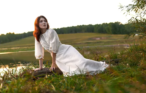 Девушка, милая, модель, Обои, шатенка, красивая, Кольцо, Sexy