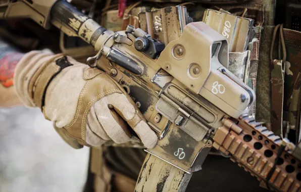 Gun, soldier, weapon, assault rifle
