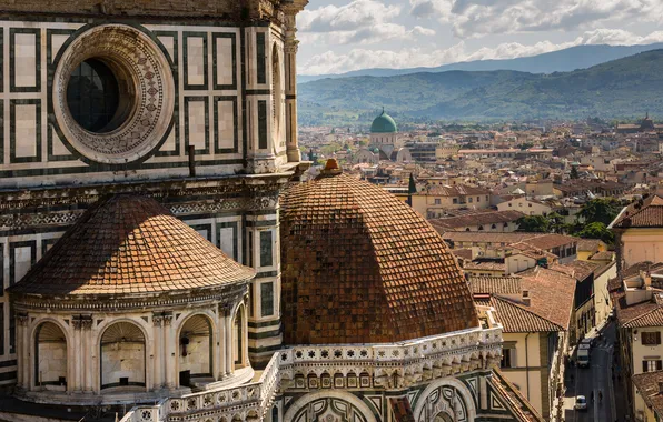 Картинка дома, Италия, собор, Флоренция, улицы, Санта-Мария-дель-Фьоре, Florence Cathedral