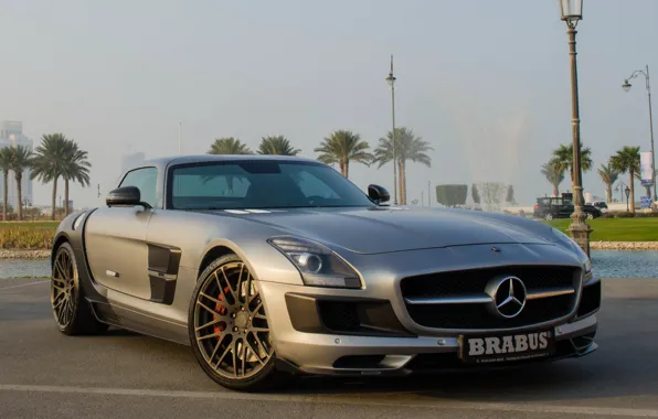 Картинка mercedes-benz, brabus, sls, amg