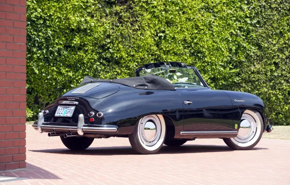 Картинка Porsche, 1954, 356, rear view, Porsche 356 1500 Continental Cabriolet