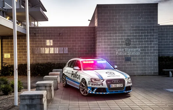 Audi, ауди, полиция, Police, RS 4, Avant, 2015