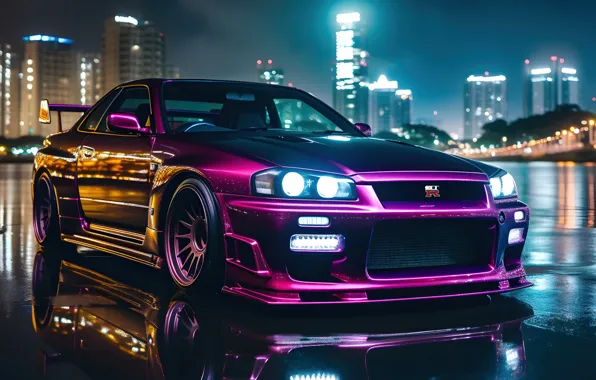 Тюнинг, Nissan, Cars, Skyline, Nissan Skyline, Tuning, Godzilla, Nismo