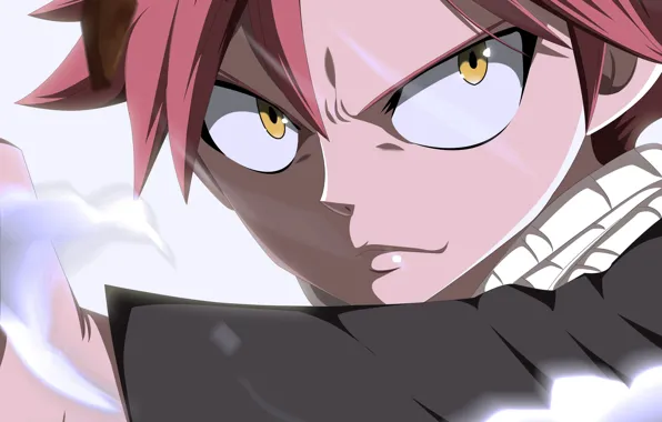 Аниме, арт, Fairy Tail, Нацу, Хвост феи