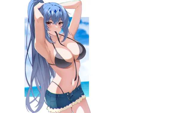 Girl, hot, sexy, boobs, anime, pretty, big boobs, babe