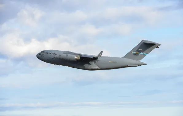 ВВС США, военно-транспортный самолёт, Boeing C-17 Globemaster III, американский стратегический