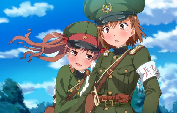 Girl, anime, japanese, uniform, seifuku, kanji, light novel, Toaru Majutsu no Index