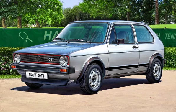 Volkswagen Golf, хэтчбэк, Volkswagen Golf GTI, Volkswagen AG, трехдверный