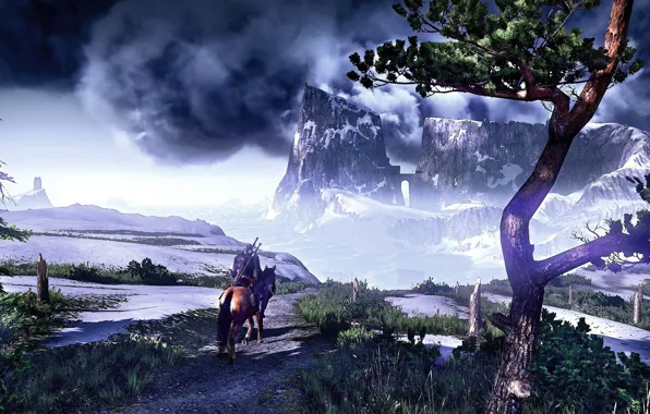 Меч, борода, ведьмак, Геральт, geralt, CD Projekt RED, The Witcher 3: Wild Hunt, Ведьмак 3: …