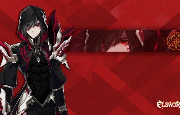Капюшон, парень, Solace, Elsword