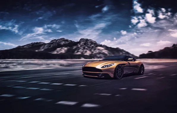 Concept, Aston Martin, Light, Front, Supercar, DB11