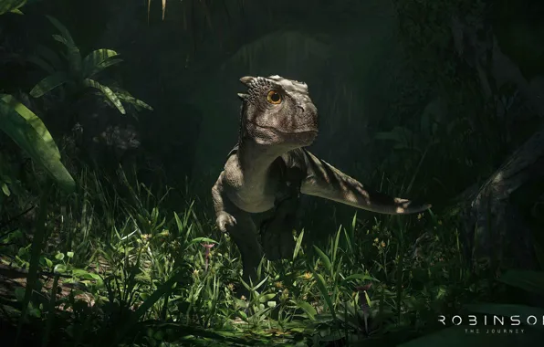 Game, predator, animal, vegetation, claws, reptile, dinosaur, Robinson The Journey