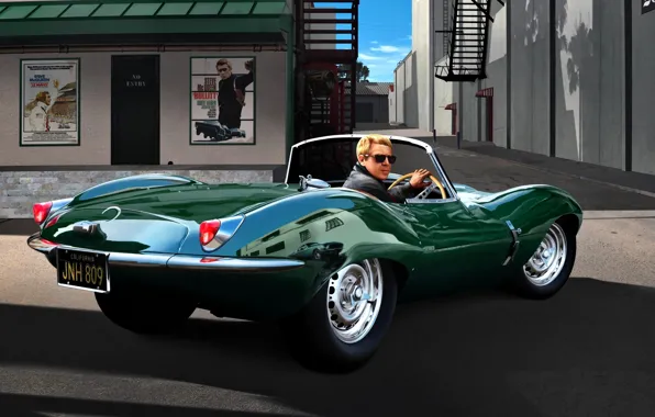 Jaguar, актёр, XKSS, Steve McQueen