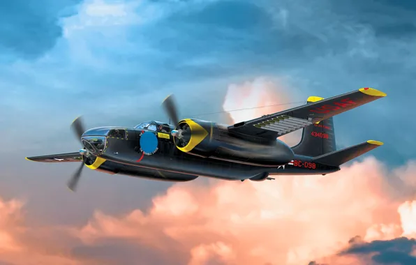 USA, USAF, Ударный Самолёт, Douglas A-26 Invader, А-26, A-26C