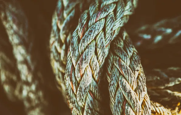 Канат, Old, Texture, Rope