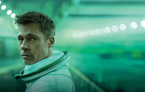 Фантастика, фильм, кадр, Брэд Питт, Brad Pitt, триллер, Ad Astra, К звёздам