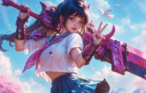 Women, artwork, AI art