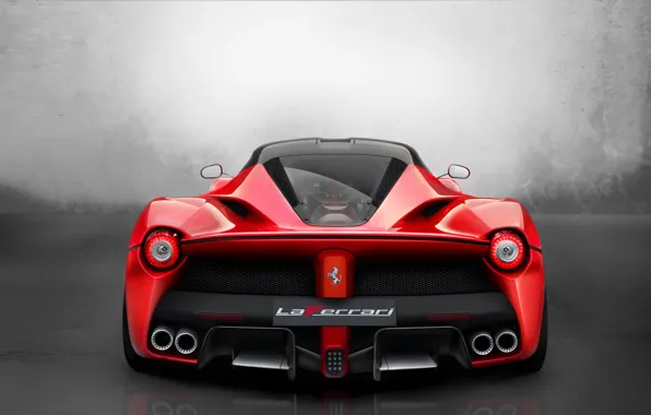 Картинка car, red, supercar, Ferrari LaFerrari, LaFerrari