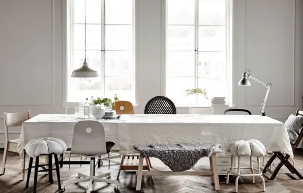 Дизайн, стиль, комната, интерьер, столовая, ИКЕА, IKEA idea decor, holiday party idea