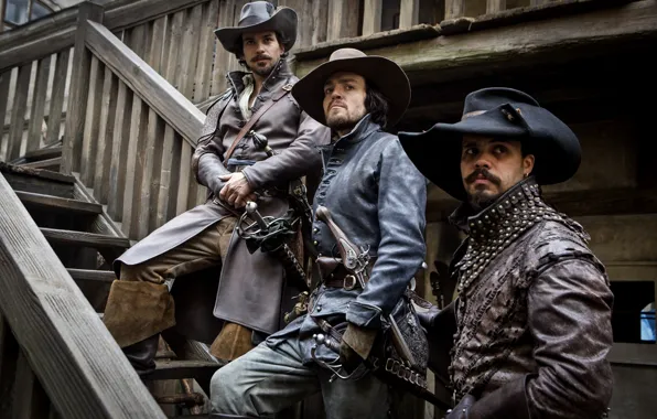 Сериал, Арамис, Атос, Портос, Мушкетеры, Athos, The Musketeers, Tom Burke