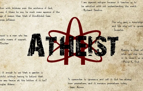 Высказывания, атеизм, неверие, атеист