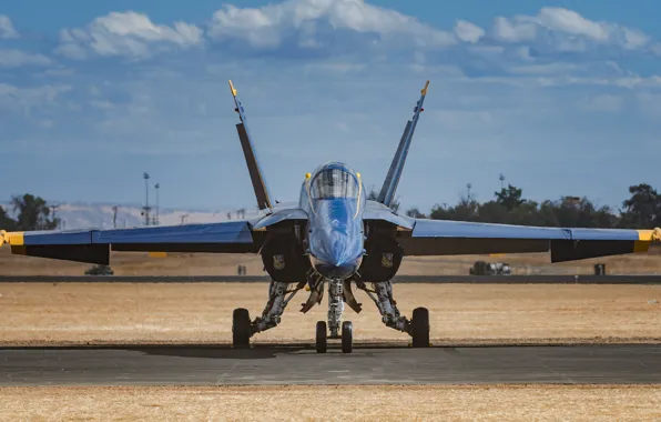 Истребитель, аэродром, Blue Angels