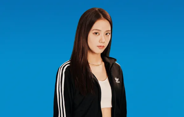 Adidas, обои для рабочего стола, kpop, blackpink, блэкпинк, ким джису, kim jisoo, kim ji soo