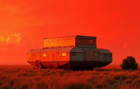 Red, field, storage