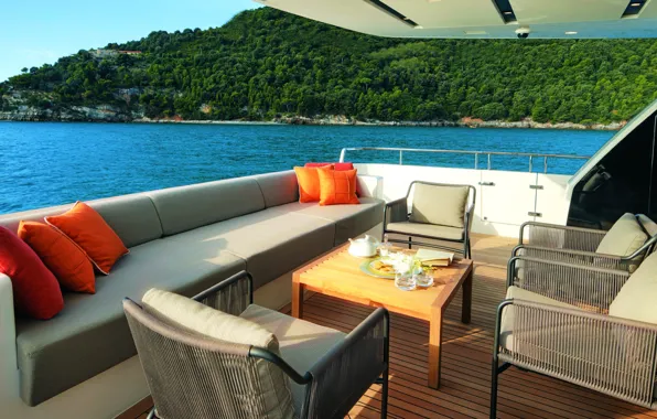 Дизайн, интерьер, салон, Luxury yacht, главная палуба, Роскошная яхта, Sanlorenzo-SL86, в масштабе кокпита