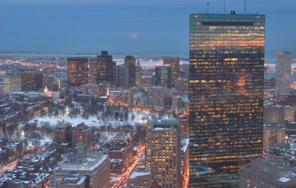 Картинка city, город, USA, Boston, Massachusetts