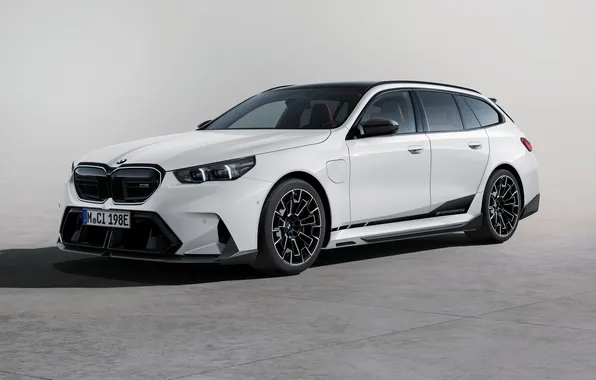 Cars, Touring, BMW M5, Carbon Fiber, White Car, Parts, M-Performance, 2024