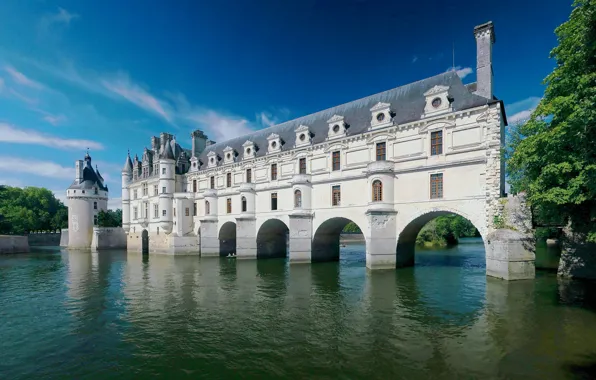Франция, Chateau de Chenonceau, замок Шенонсо, Эдр и Луара, Chenonceaux