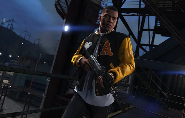 Gta5, гта, Франклин, Grand Theft Auto 5