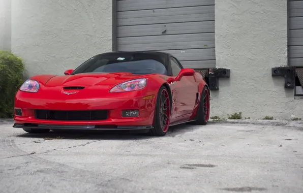 Картинка Corvette, Chevrolet, ZR1, on ADV1 5.0, Track Spec CS