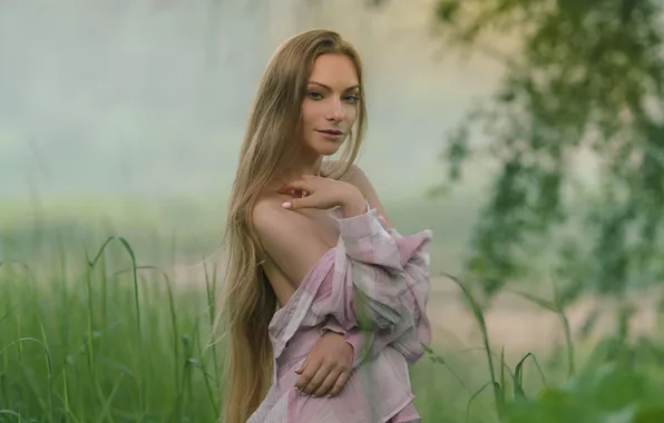 Девушка, модель, блондинка, Дмитрий Можаров
