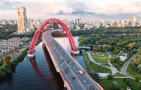 Картинка Москва, Россия, Живописный Мост