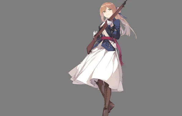 Девушка, оружие, аниме, арт, girls frontline
