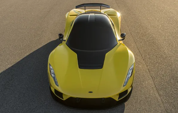 Суперкар, вид сверху, Hennessey, гиперкар, 2017, Venom F5