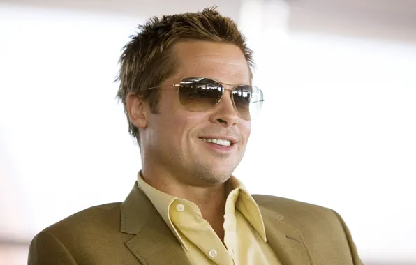 Картинка очки, актер, Brad Pitt