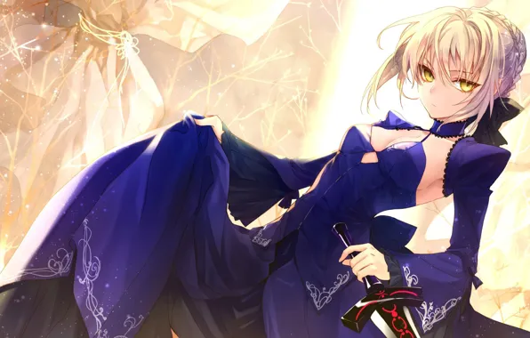 Меч, сейбер, Артурия Пендрагон, Судьба ночь схватки, Fate / Stay Night