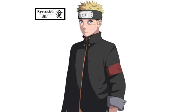 Белый фон, Наруто, Naruto, Узумаки Наруто