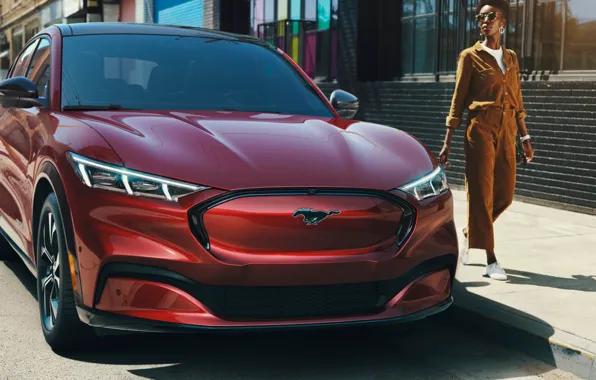 Модель, Ford Mustang, электрический, Mach-E